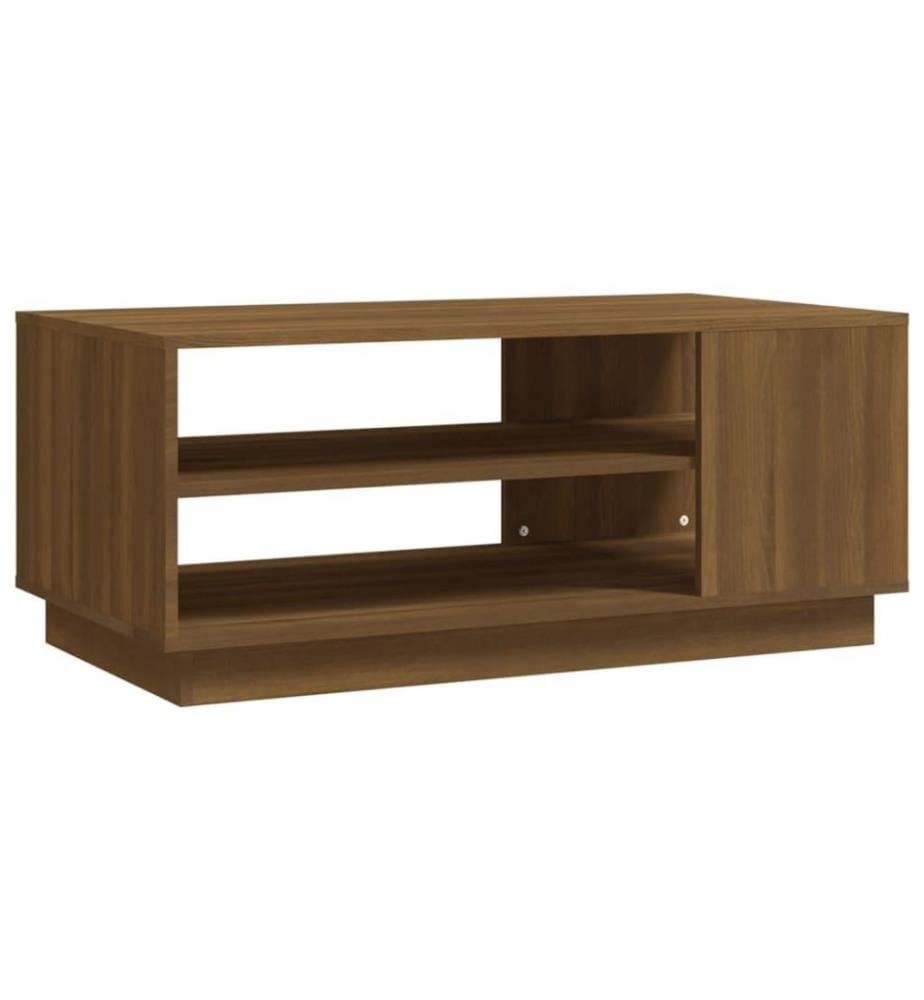 Couchtisch Braun Eichen-Optik 102x55x43 cm Holzwerkstoff