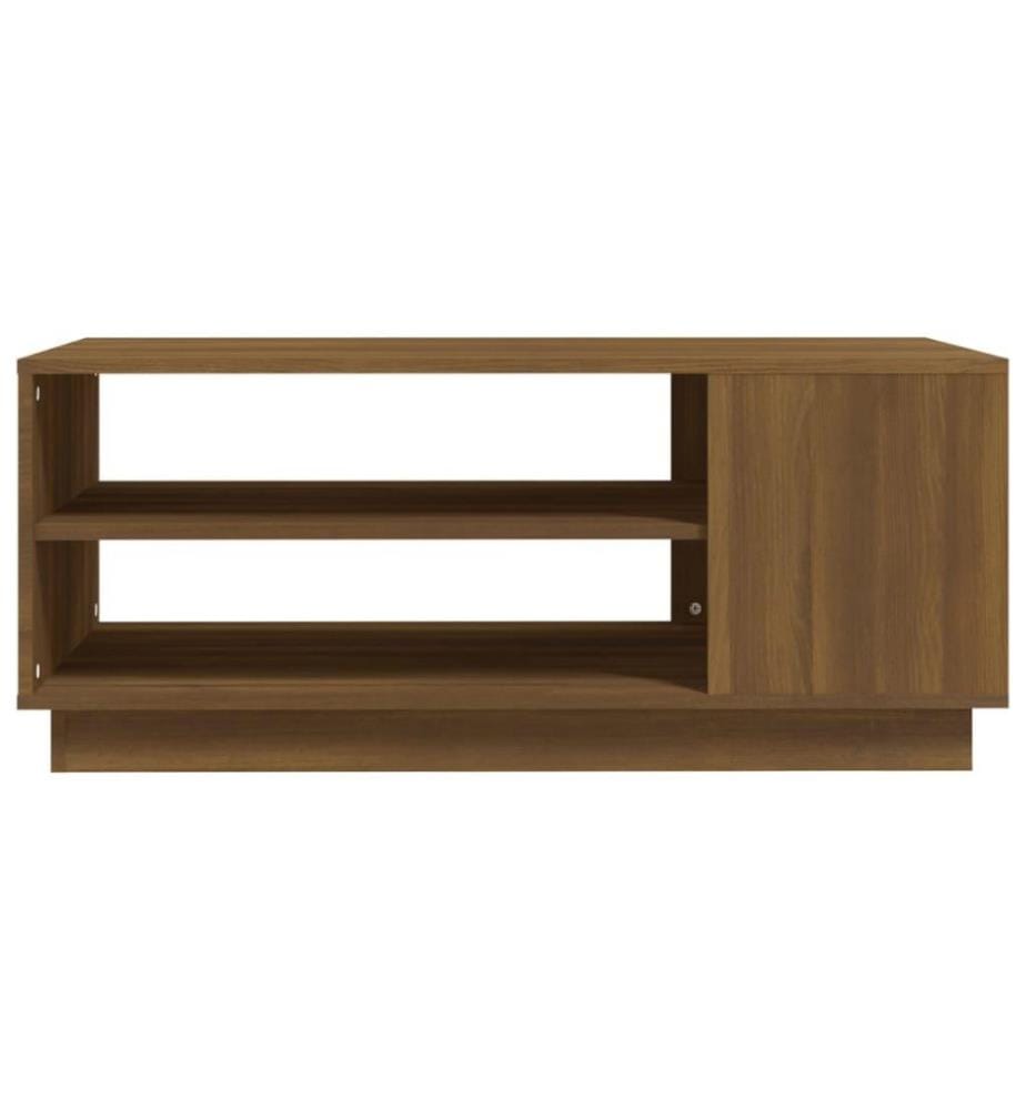 Couchtisch Braun Eichen-Optik 102x55x43 cm Holzwerkstoff