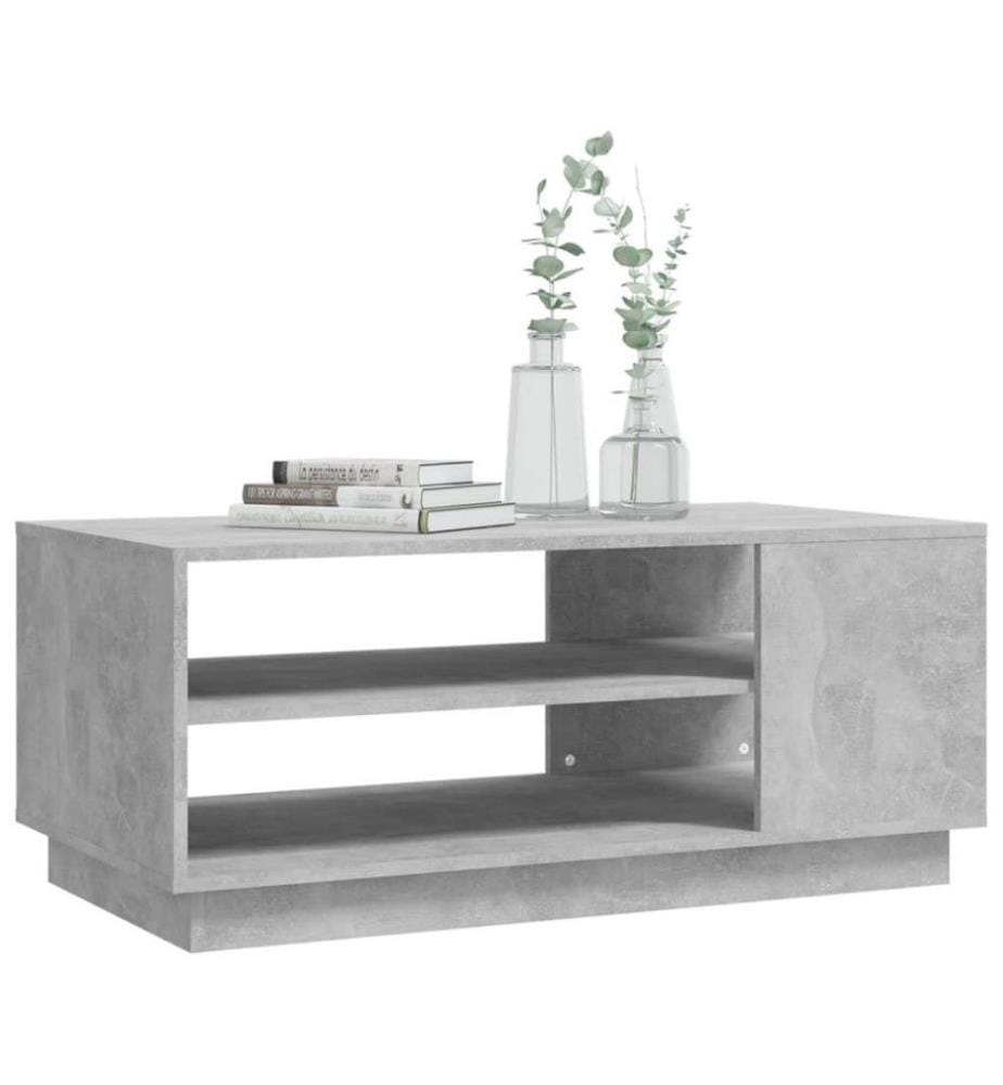Couchtisch Betongrau 102x55x43 cm Holzwerkstoff