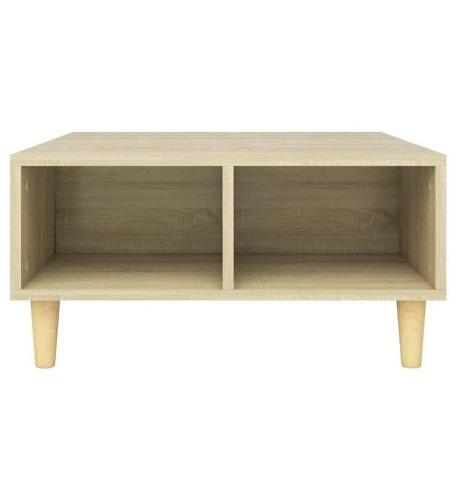 Couchtisch Sonoma-Eiche 60x60x30 cm Holzwerkstoff