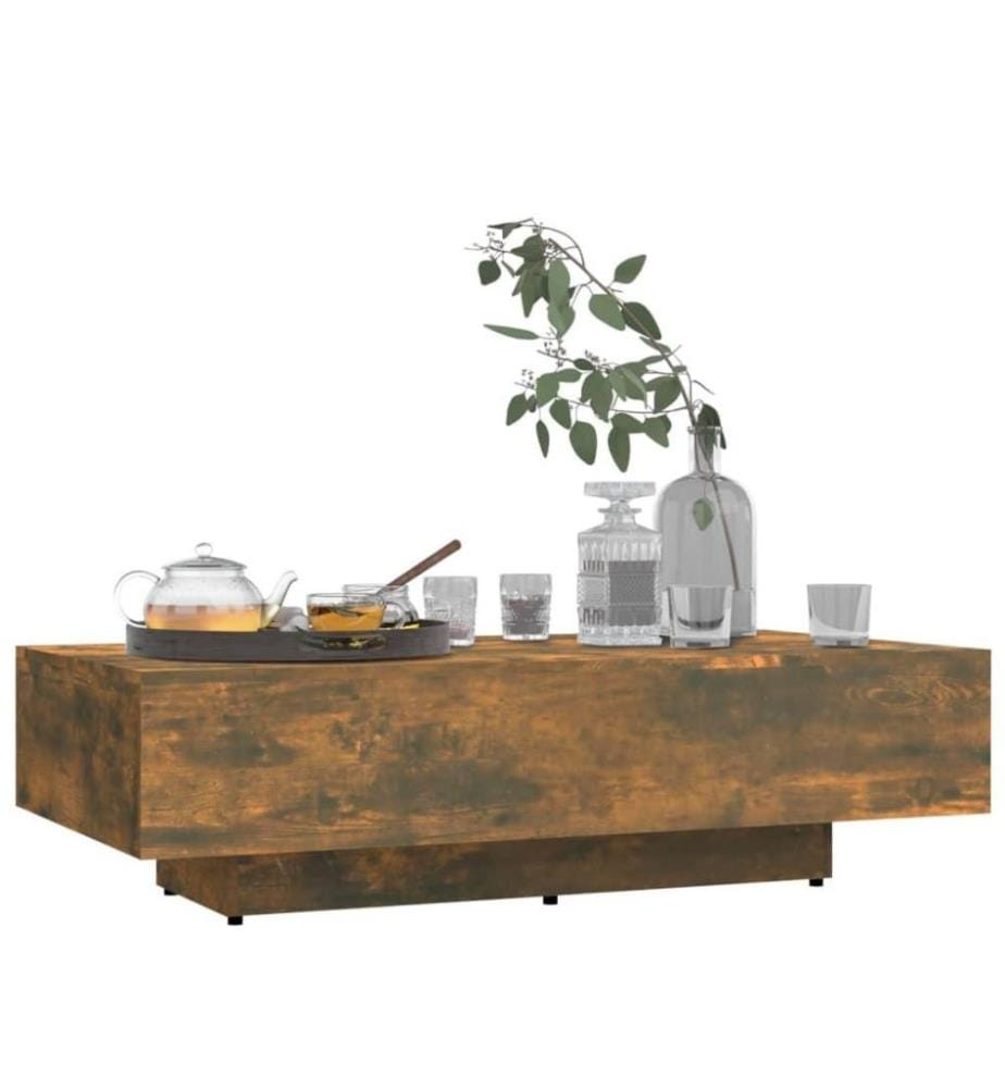 Couchtisch Räuchereiche 115x60x31 cm Holzwerkstoff