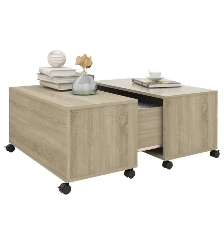 Couchtisch Sonoma-Eiche 75x75x38 cm Holzwerkstoff
