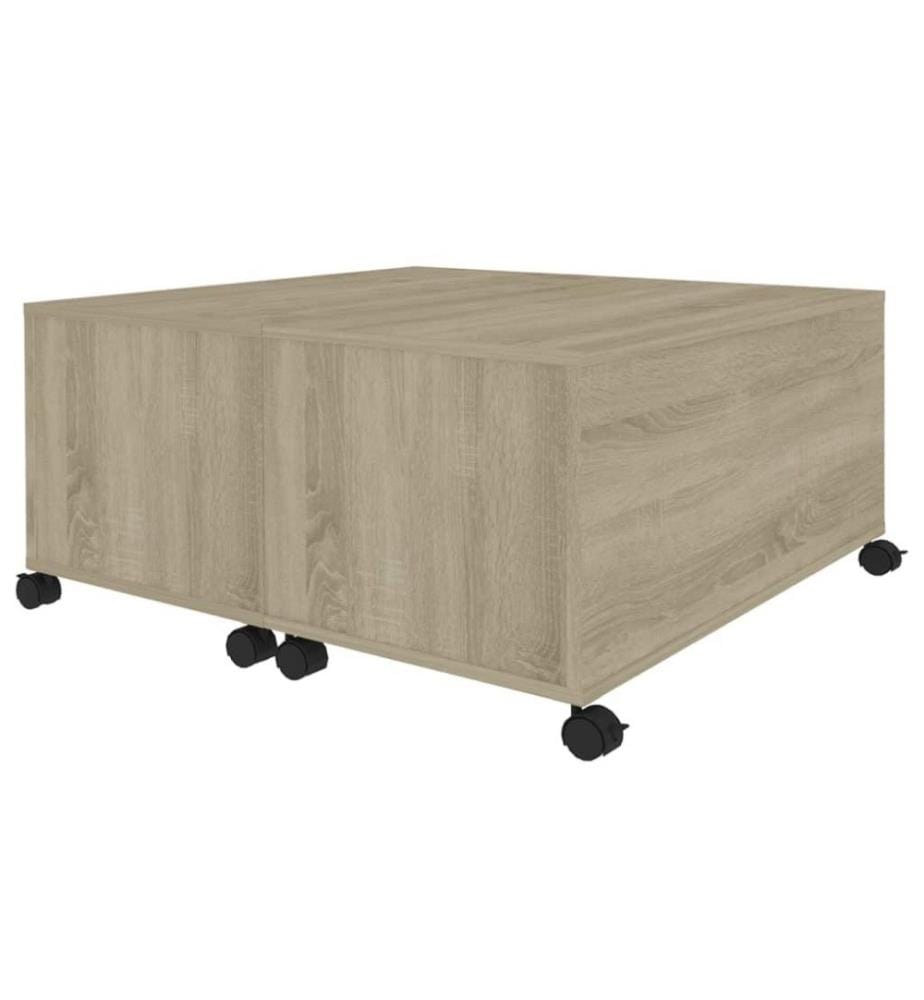 Couchtisch Sonoma-Eiche 75x75x38 cm Holzwerkstoff
