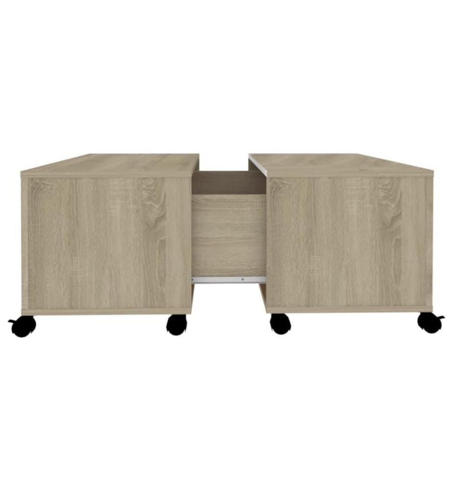 Couchtisch Sonoma-Eiche 75x75x38 cm Holzwerkstoff