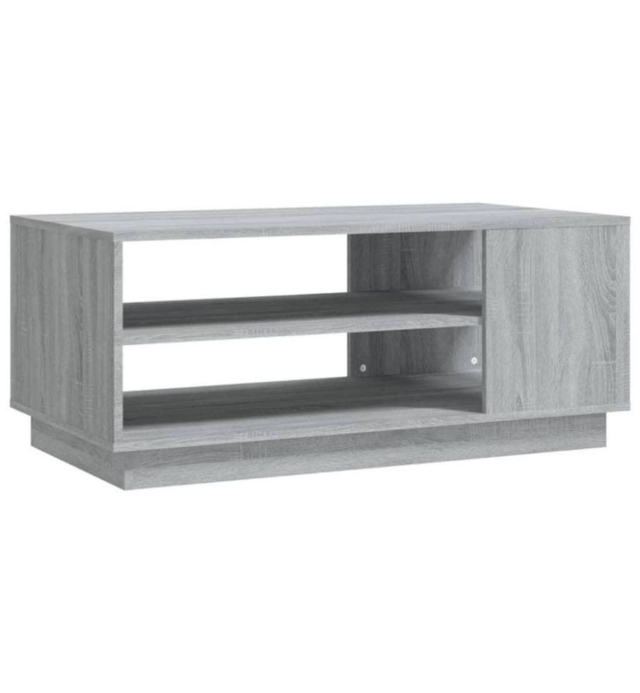 Couchtisch Grau Sonoma 102x55x43 cm Holzwerkstoff