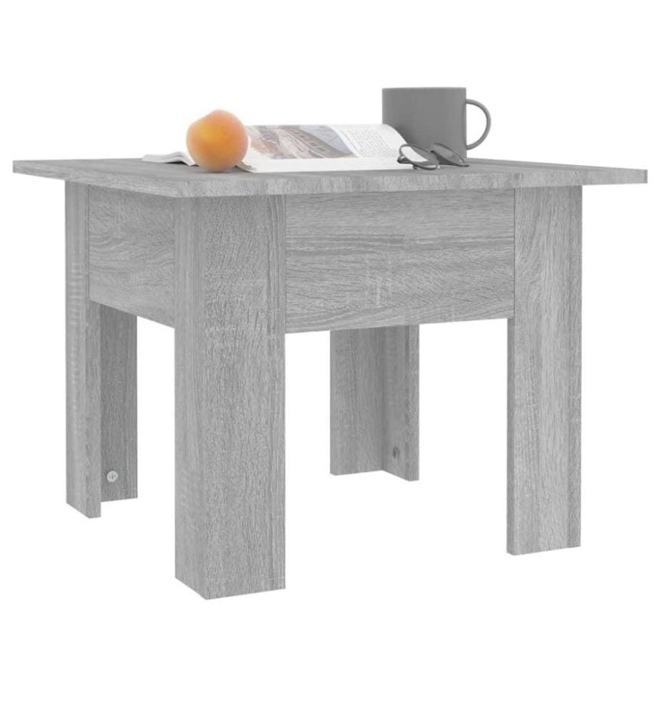 Couchtisch Grau Sonoma 55x55x42 cm Holzwerkstoff