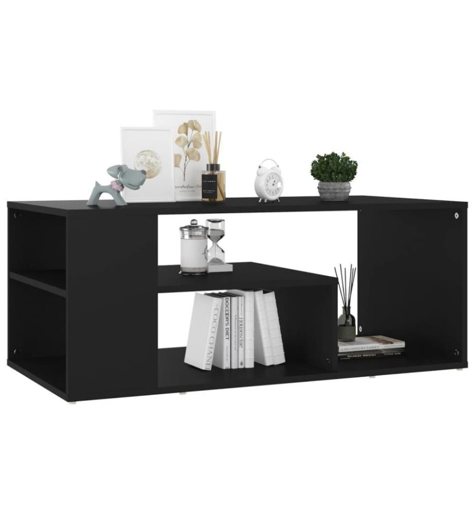 Couchtisch Schwarz 100x50x40 cm Holzwerkstoff