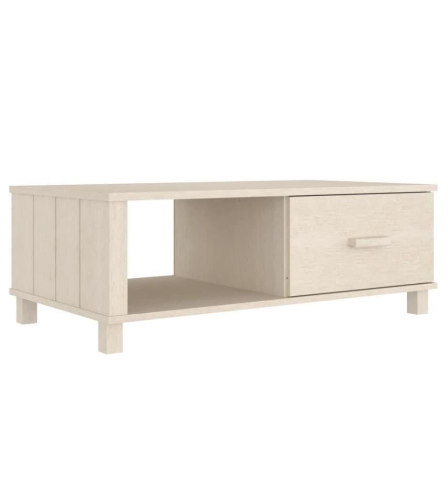 Couchtisch Honigbraun 100x55x35 cm Massivholz Kiefer