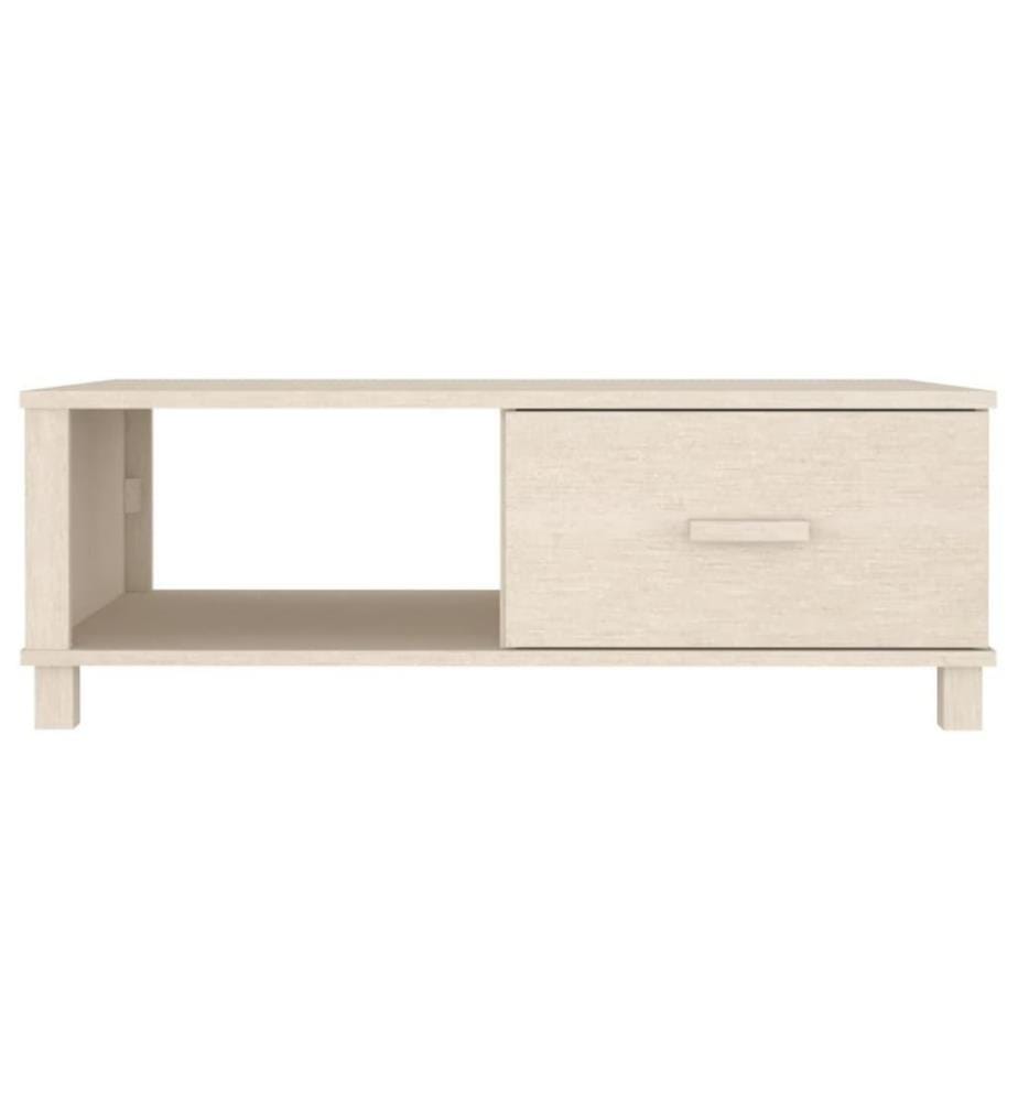 Couchtisch Honigbraun 100x55x35 cm Massivholz Kiefer