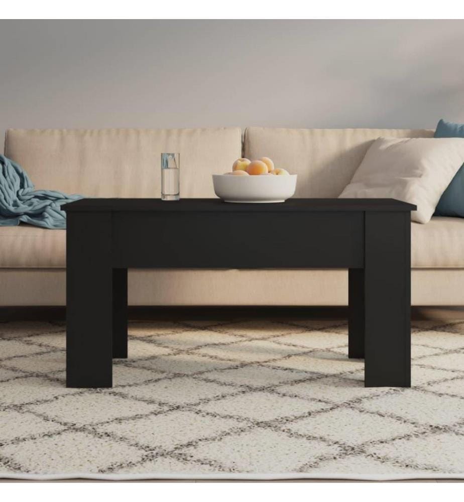 Couchtisch Schwarz 101x49x52 cm Holzwerkstoff