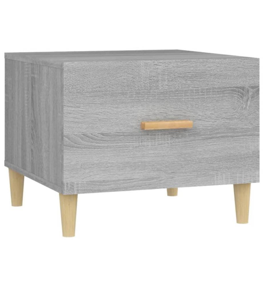 Couchtisch Grau Sonoma 50x50x40 cm Holzwerkstoff