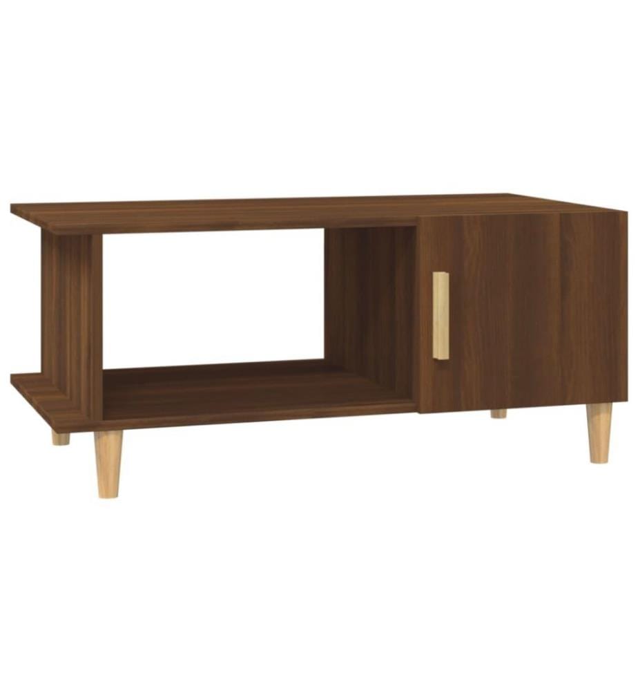 Couchtisch Braun Eichen-Optik 90x50x40 cm Holzwerkstoff