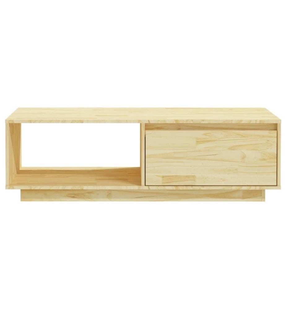 Couchtisch 110x50x33,5 cm Massivholz Kiefer