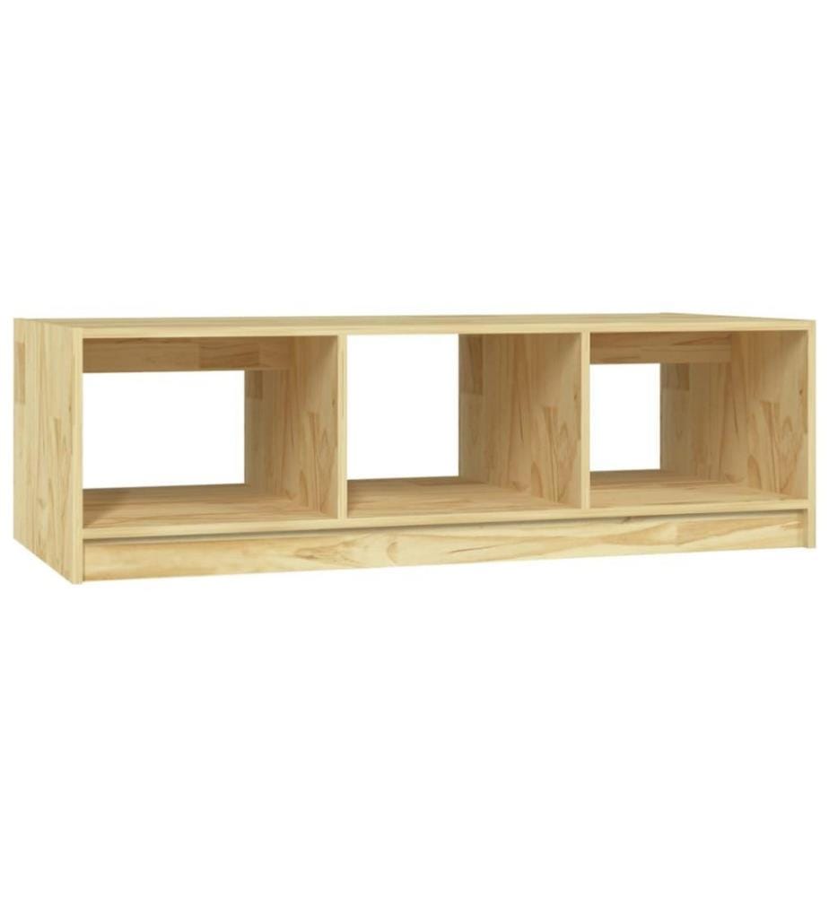 Couchtisch 110x50x34 cm Massivholz Kiefer