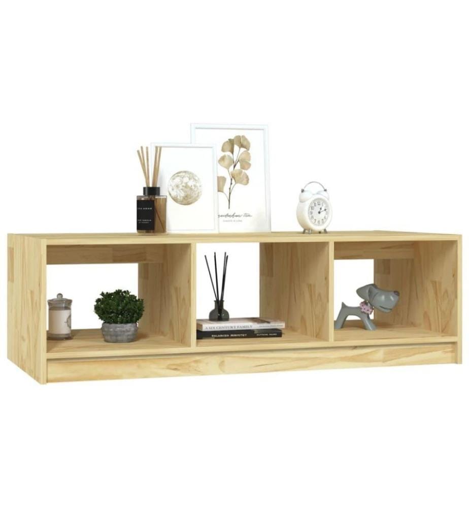 Couchtisch 110x50x34 cm Massivholz Kiefer