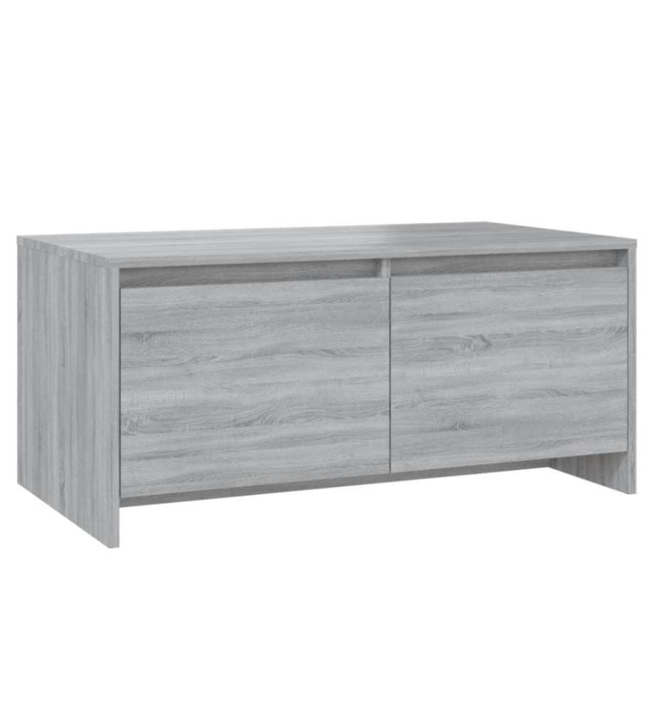 Couchtisch Grau Sonoma 90x50x41,5 cm Holzwerkstoff
