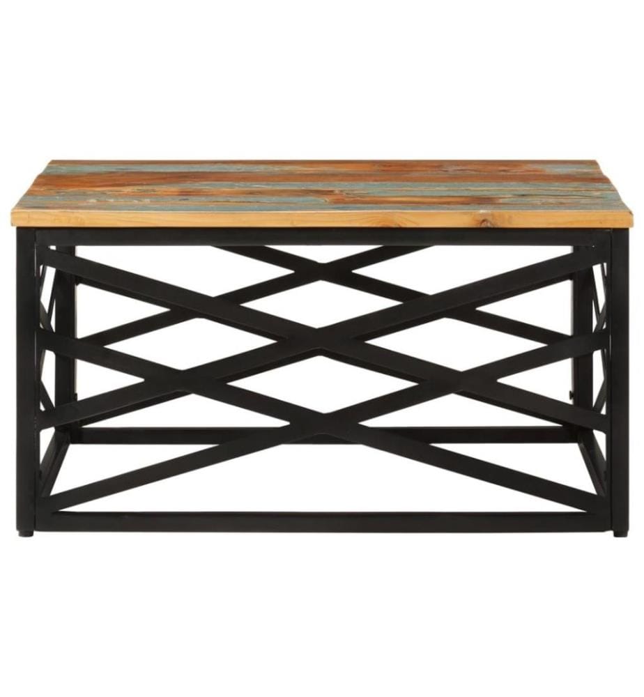 Couchtisch 68x68x35 cm Altholz Massiv