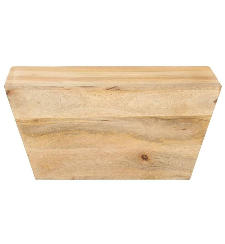 Couchtisch V-Form 66x66x30 cm Mango Massivholz