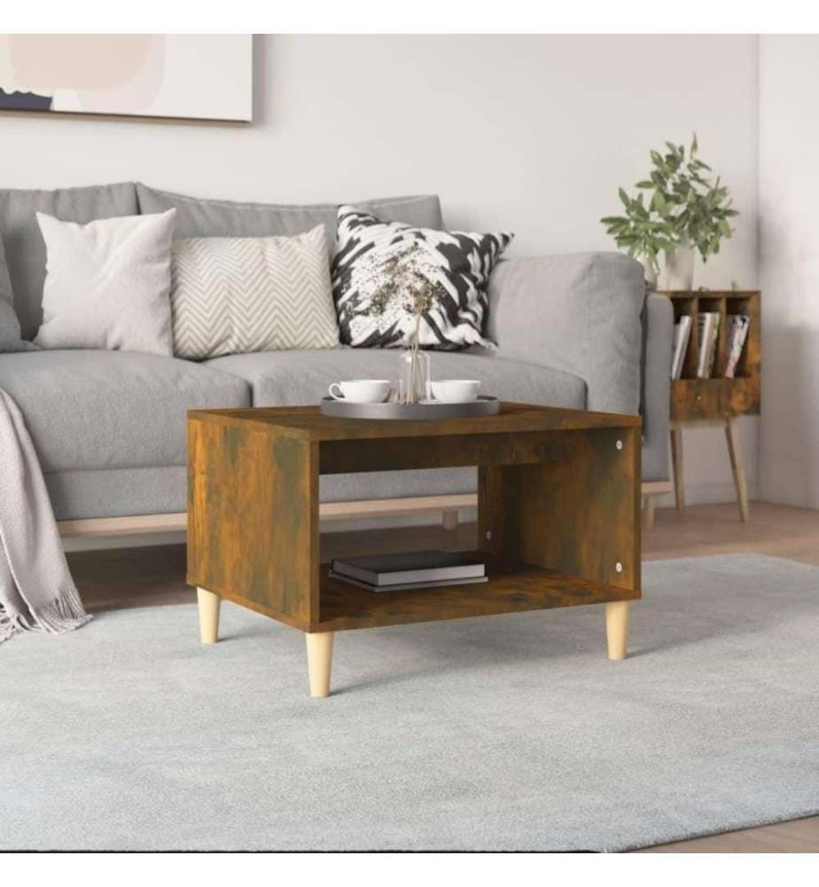Couchtisch Räuchereiche 60x40x50 cm Holzwerkstoff