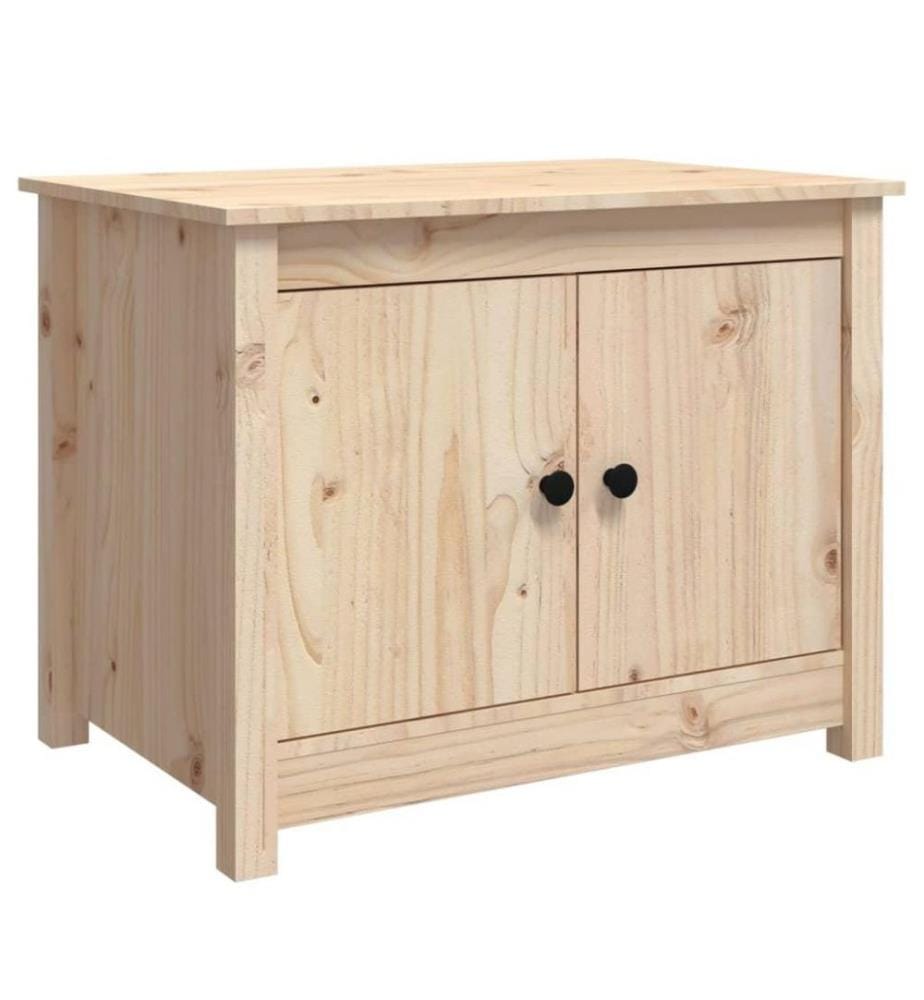 Couchtisch 71x49x55 cm Massivholz Kiefer