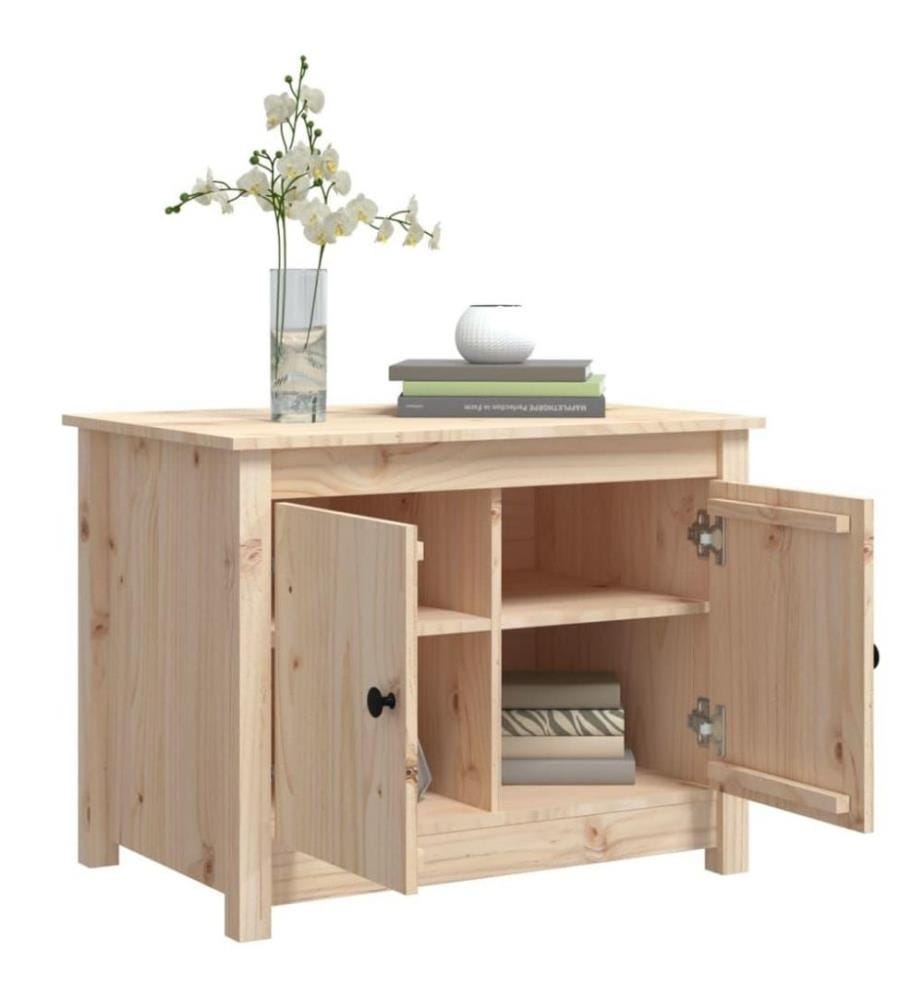 Couchtisch 71x49x55 cm Massivholz Kiefer