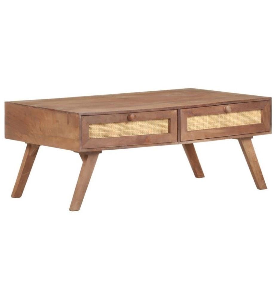 Couchtisch 100x60x40 cm Mango Massivholz