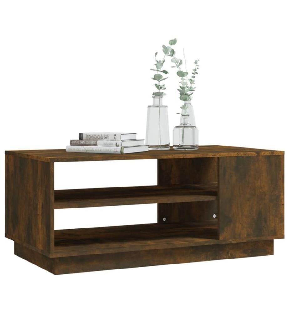 Couchtisch Räuchereiche 102x55x43 cm Holzwerkstoff