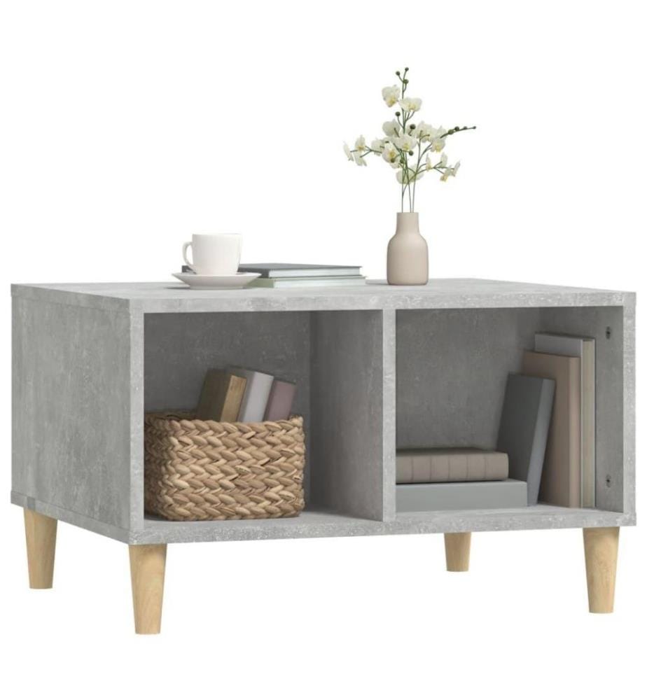Couchtisch Betongrau 60x50x36,5 cm Holzwerkstoff