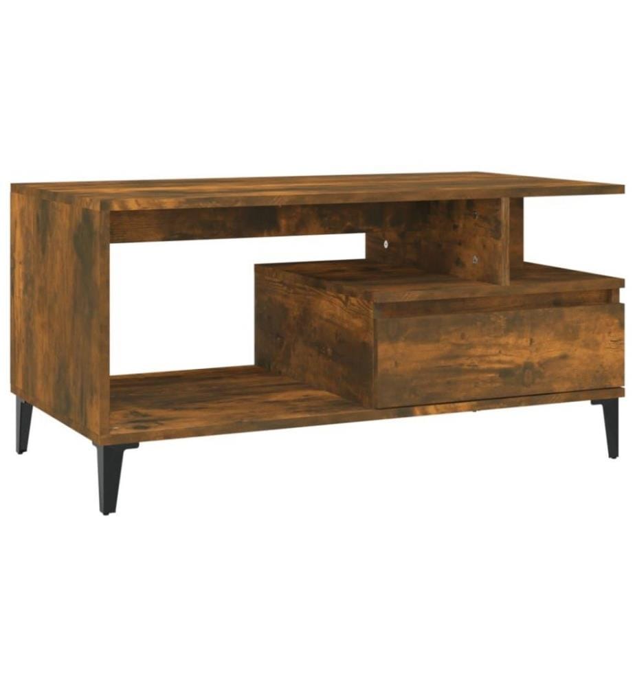 Couchtisch Räuchereiche 90x49x45 cm Holzwerkstoff