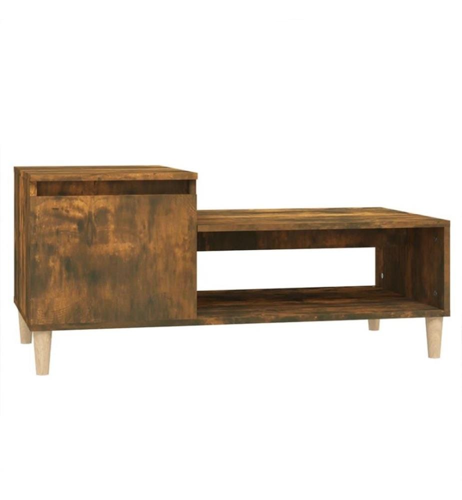 Couchtisch Räuchereiche 100x50x45 cm Holzwerkstoff