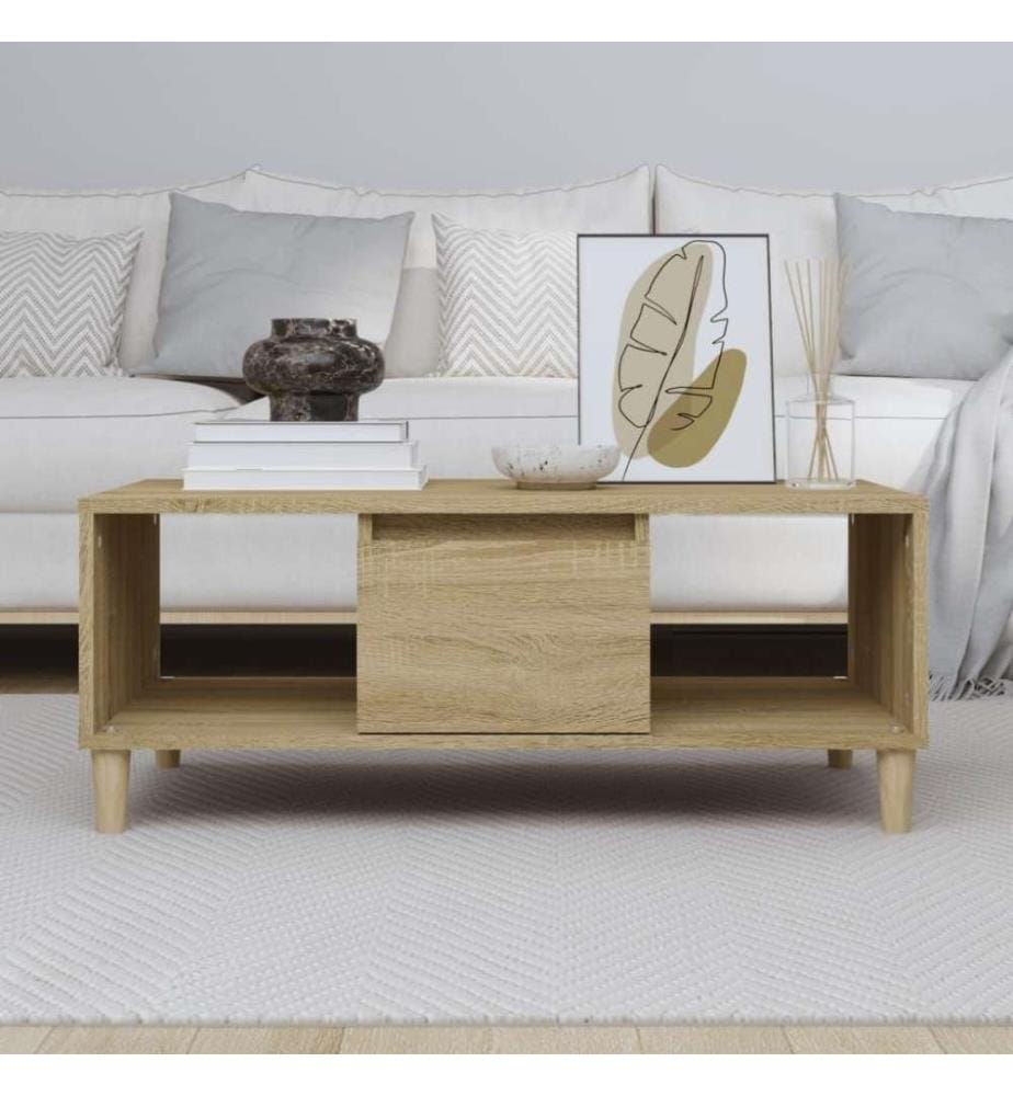 Couchtisch Sonoma-Eiche 90x50x36,5 cm Holzwerkstoff