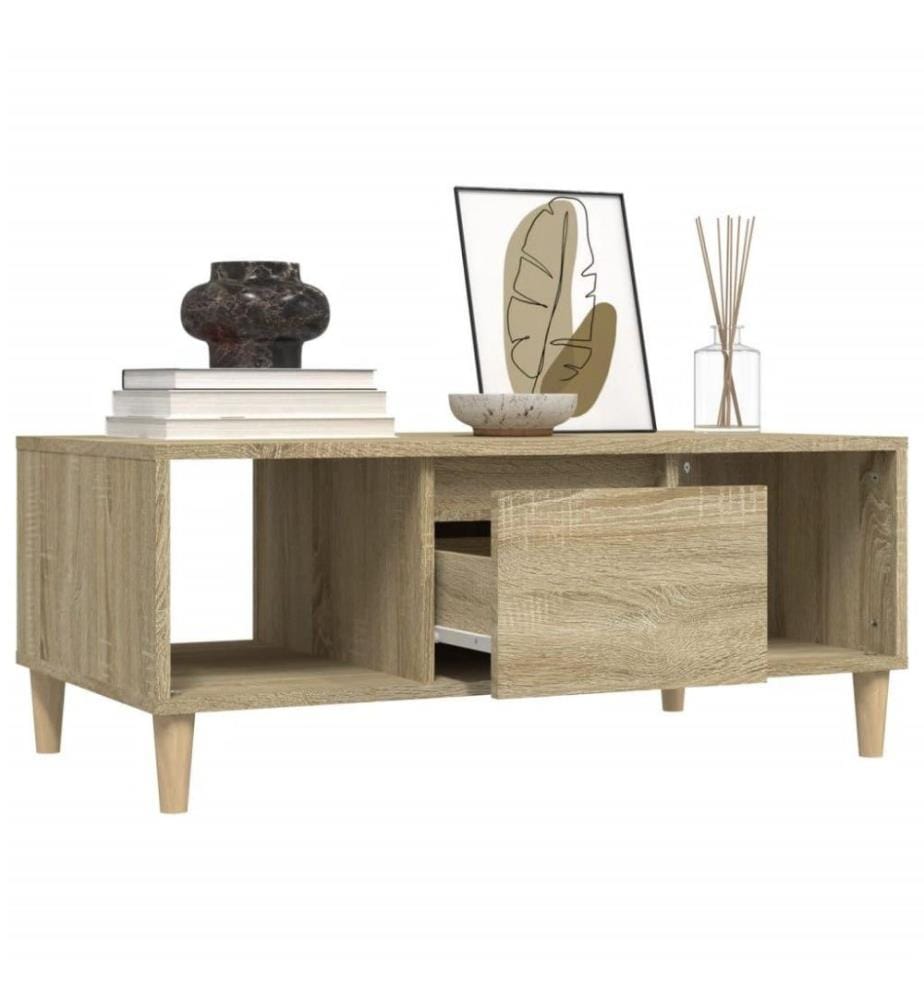 Couchtisch Sonoma-Eiche 90x50x36,5 cm Holzwerkstoff