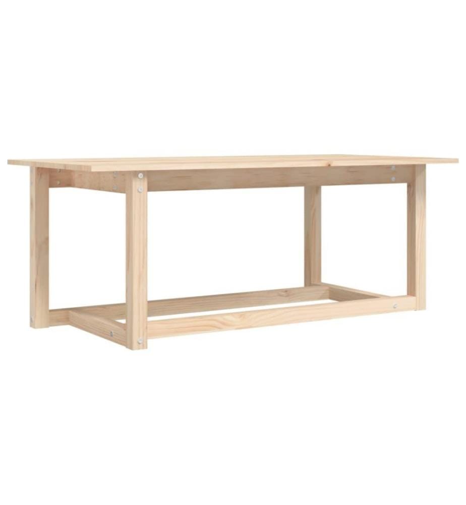 Couchtisch 110x55x45 cm Massivholz Kiefer