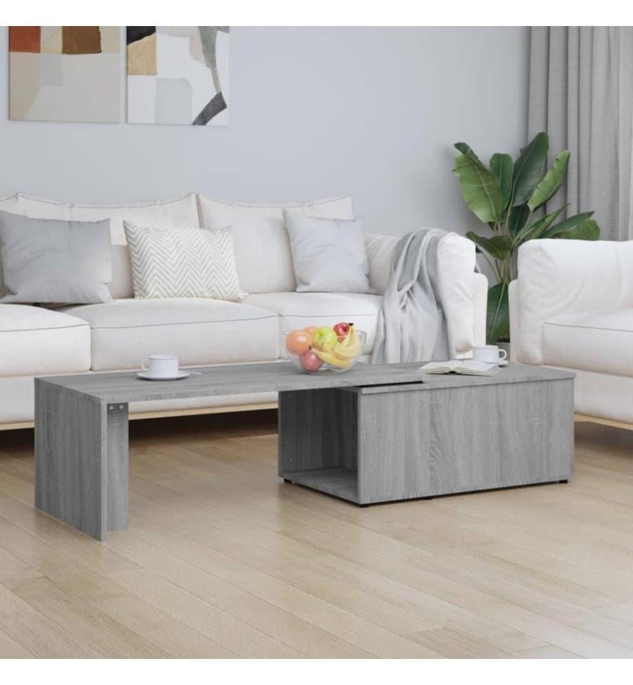 Couchtisch Grau Sonoma 150x50x35 cm Holzwerkstoff