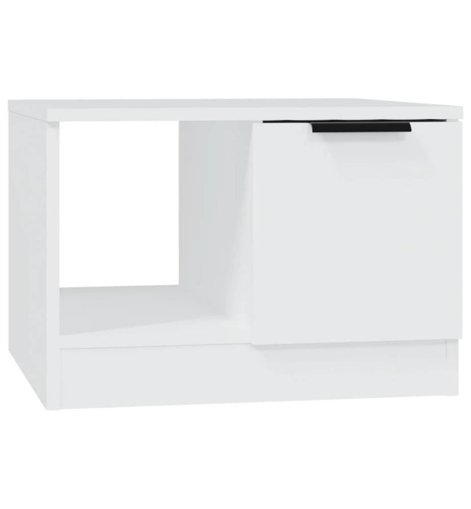 Couchtisch Weiss 50x50x36 cm Holzwerkstoff