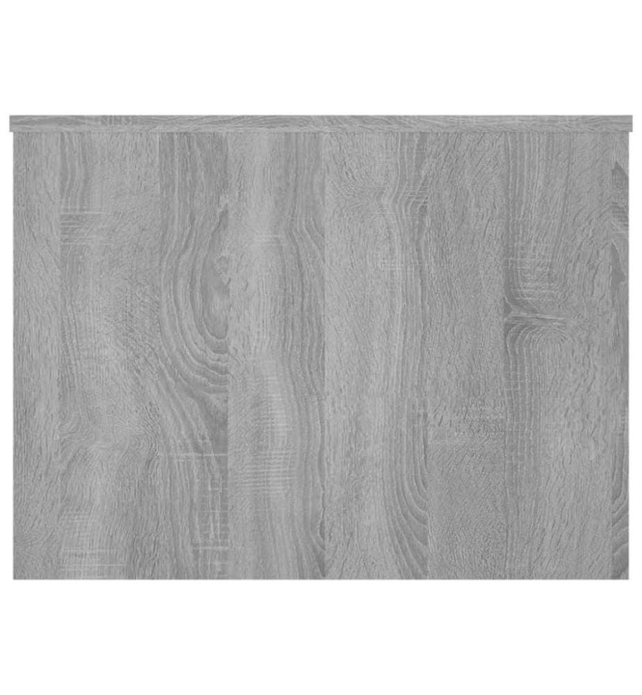 Table basse Sonoma gris 80x55,5x41,5 cm Bois d'ingénierie
