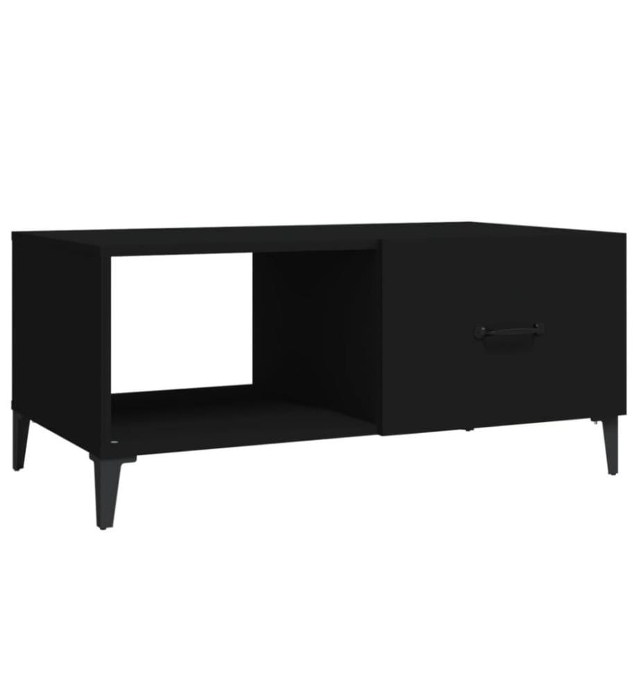 Couchtisch Schwarz 90x50x40 cm Holzwerkstoff