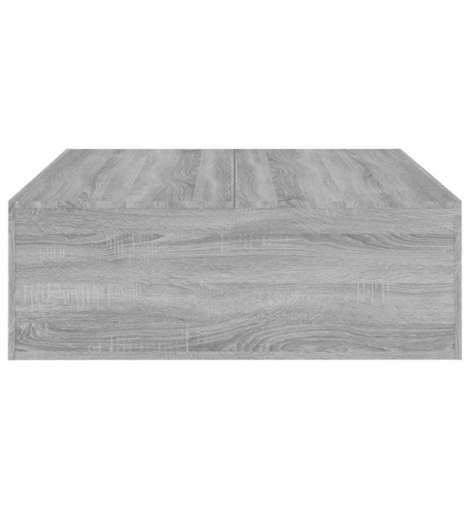 Couchtisch Grau Sonoma 100x100x35 cm Holzwerkstoff