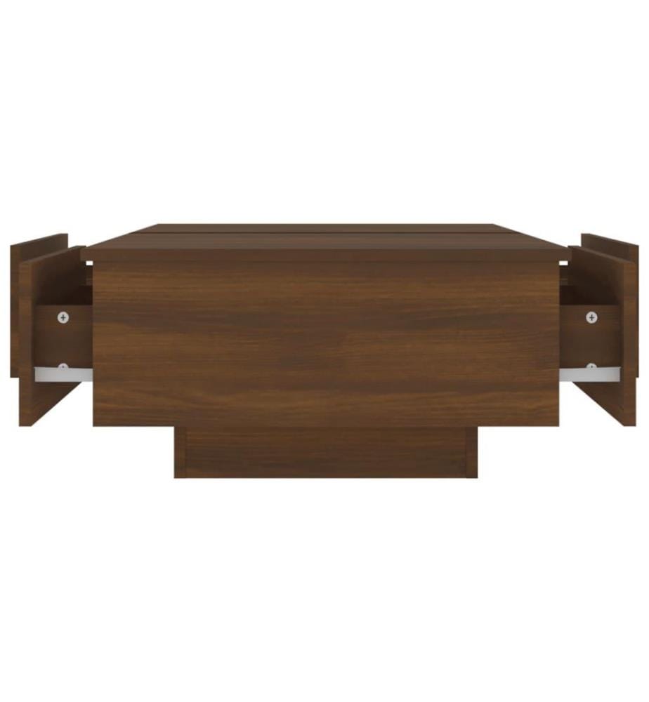 Couchtisch Braun Eichen-Optik 90x60x31 cm Holzwerkstoff