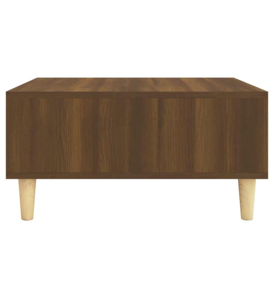 Couchtisch Braun Eichen-Optik 60x60x30 cm Holzwerkstoff
