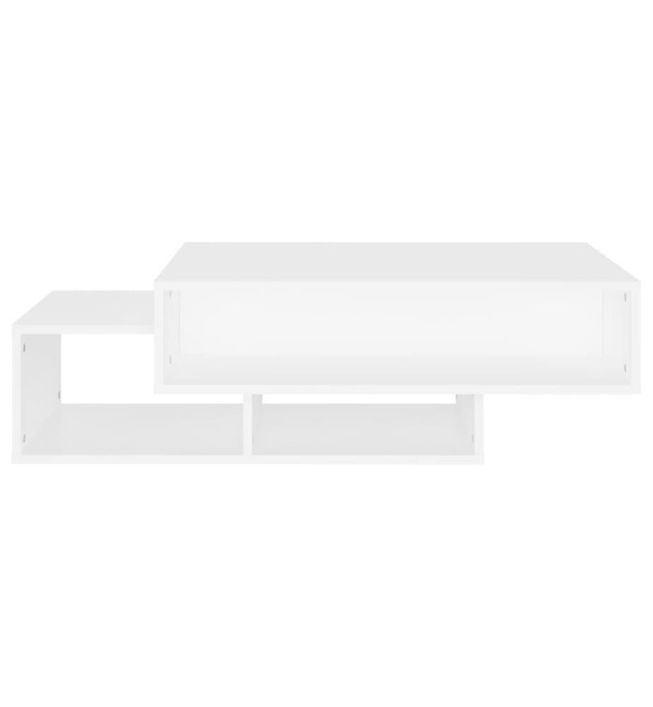 Couchtisch Weiss 105x55x32 cm Holzwerkstoff