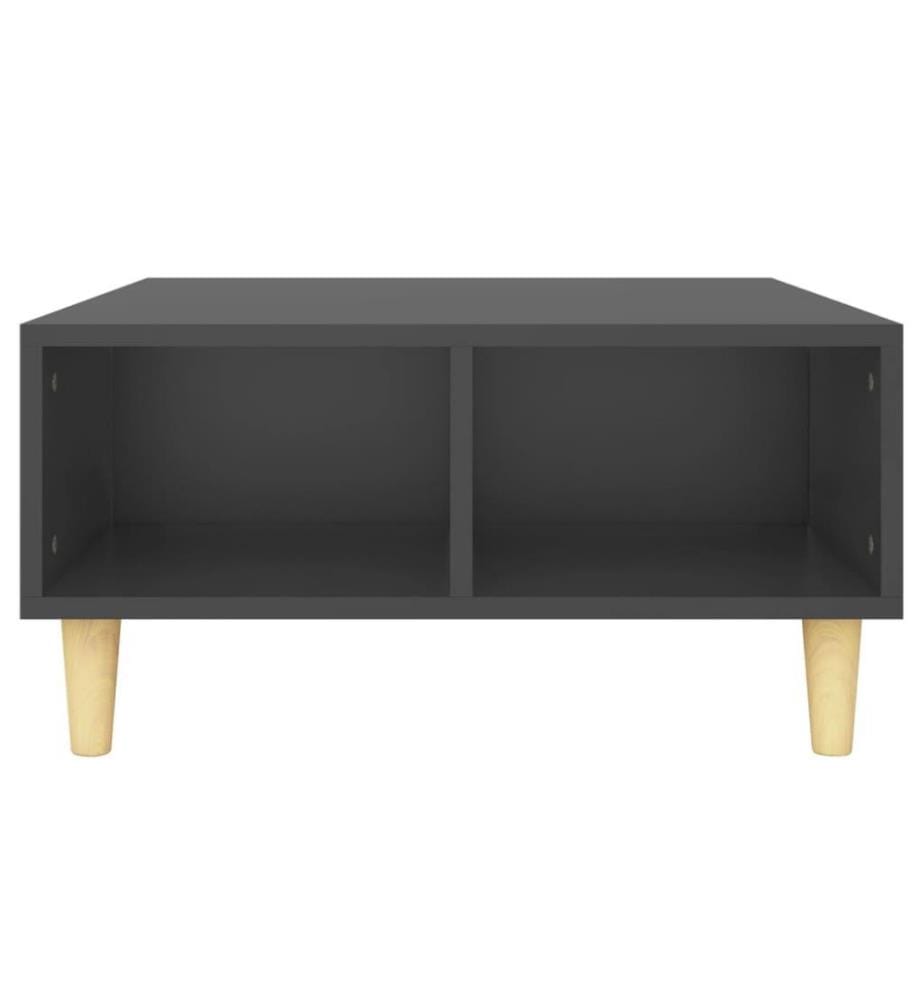 Couchtisch Grau 60x60x30 cm Holzwerkstoff