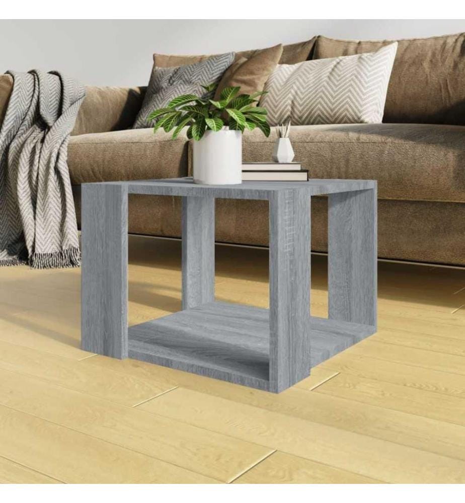 Couchtisch Grau Sonoma 40x40x30 cm Holzwerkstoff