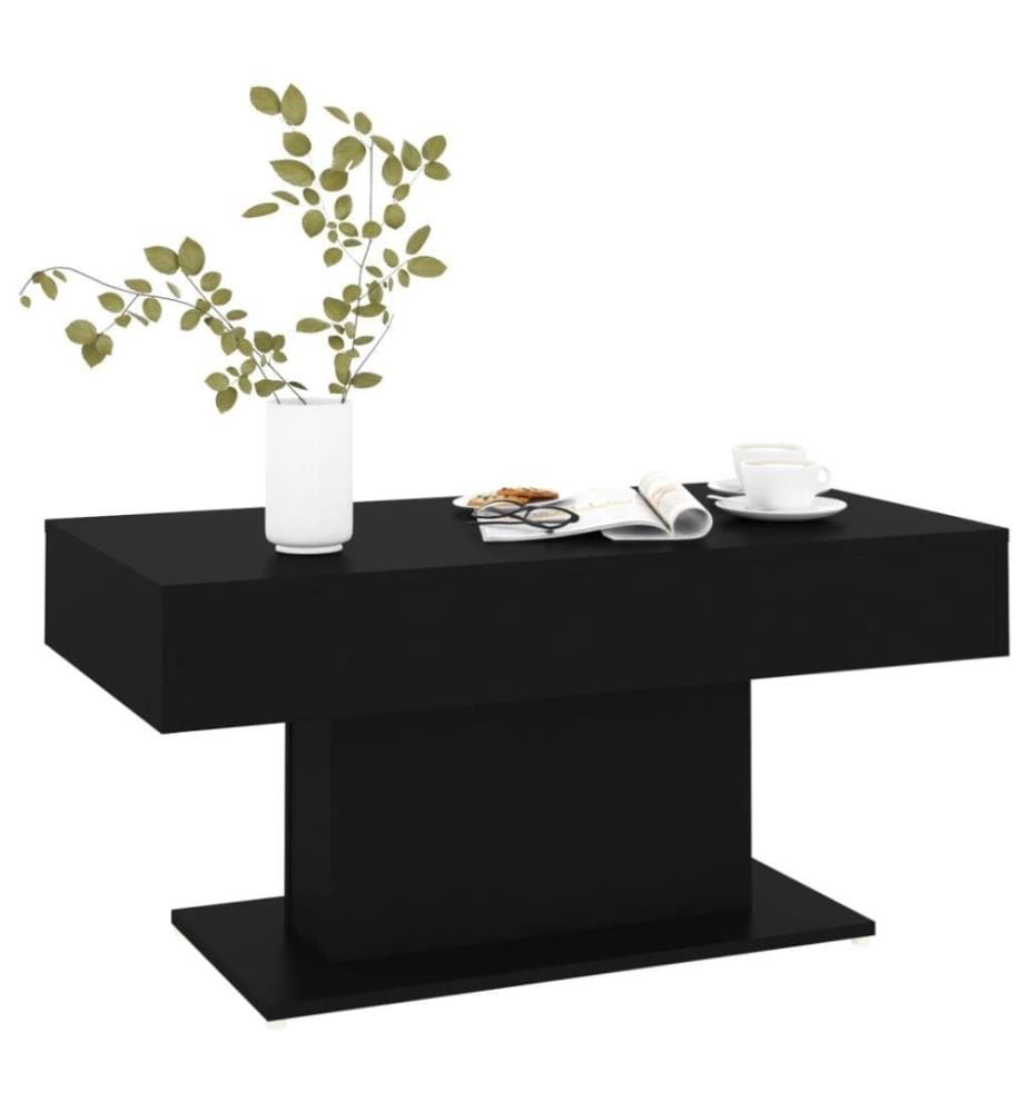 Couchtisch Schwarz 96x50x45 cm Holzwerkstoff