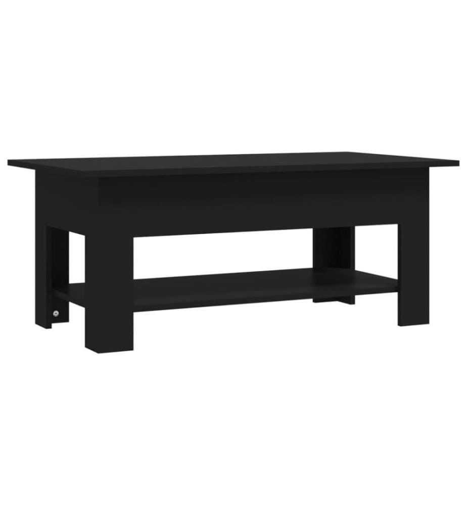 Couchtisch Schwarz 102x55x42 cm Holzwerkstoff