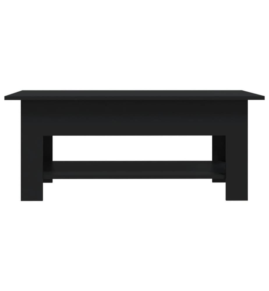 Couchtisch Schwarz 102x55x42 cm Holzwerkstoff