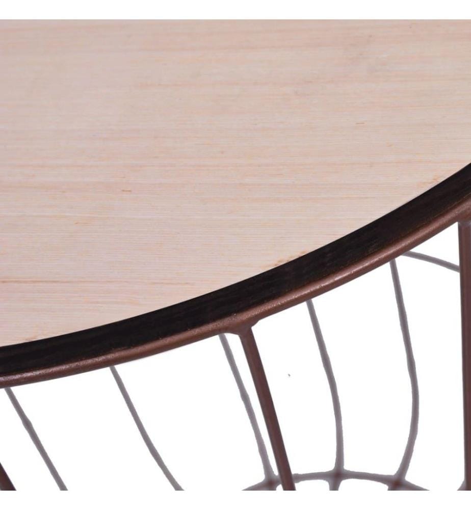 Couchtisch Kupfer Ø 39,5 cm MDF