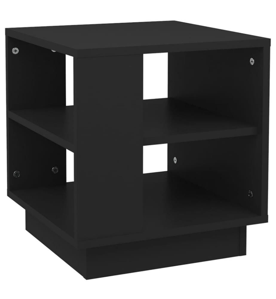 Couchtisch Schwarz 40x40x43 cm Holzwerkstoff
