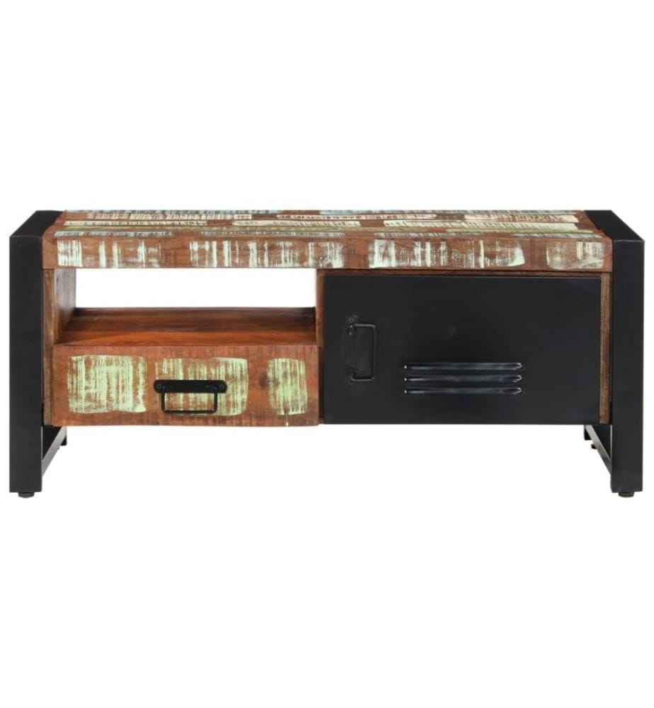 Table basse 100x50x41 cm Bois de récupération massif
