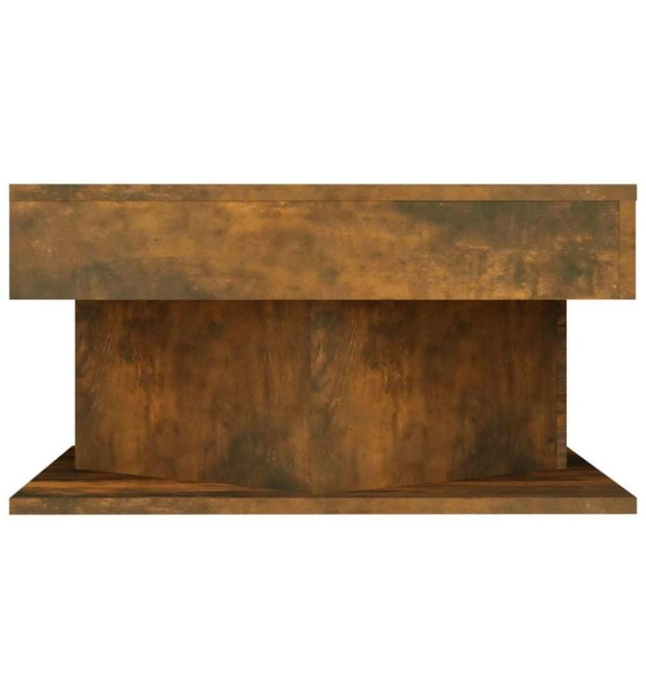 Couchtisch Räuchereiche 57x57x30 cm Holzwerkstoff